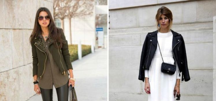 Кожаная куртка — с чем носить модную вещь